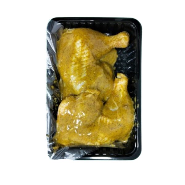 أوراك دجاج متبلة شوي