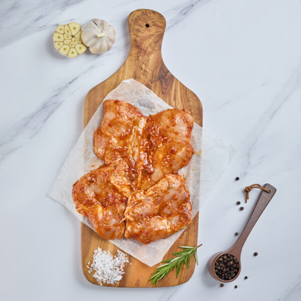 دجاجة كاملة مسحب متبلة